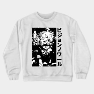 Goth Japanese Anime Manga Girl Grunge Streetwear Aesthetic Crewneck Sweatshirt